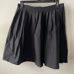 Foxblood pleated skirt